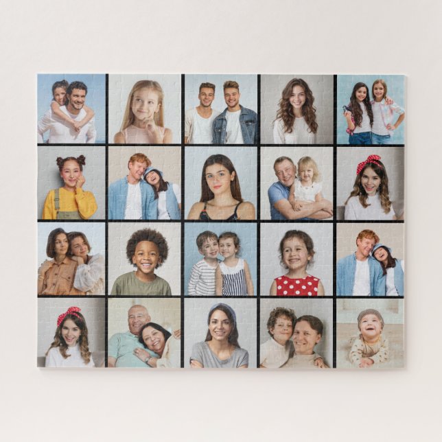 Create Your Own 20 Photo Collage Jigsaw Puzzle (Horizontal)