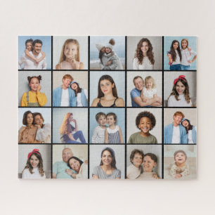 Create Your Own 20 Photo Collage Jigsaw Puzzle