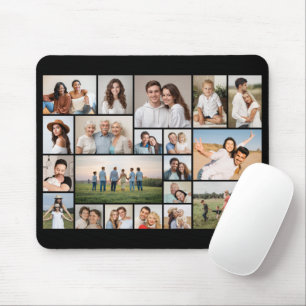 Create Your Own 20 Photo Collage Mouse Pad