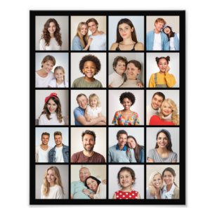 Create Your Own 20 Photo Collage Photo Enlargement Print