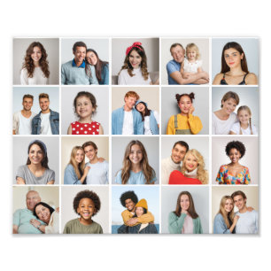 Create Your Own 20 Photo Collage Photo Enlargement Print
