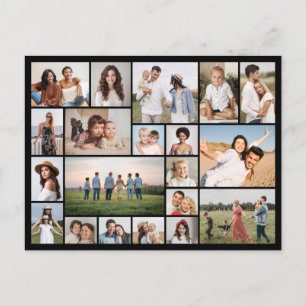 Create Your Own 20 Photo Collage Postcard