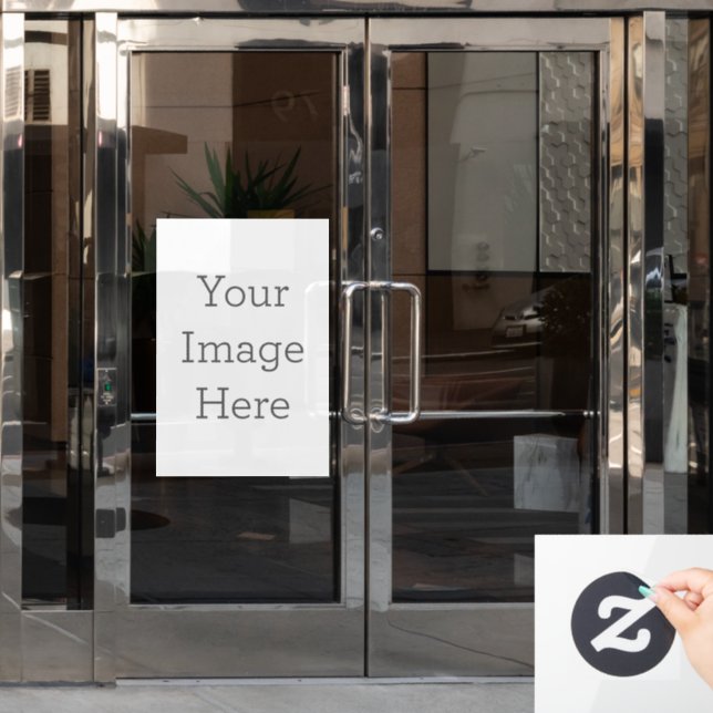 Style: Opaque Design: All-over White Underbase, Shape: Rectangle, Display: Back of Cling, Window Cling (Office Door)