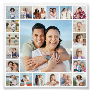 Create Your Own 21 Photo Collage Photo Enlargement Print