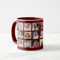 Create Your Own 22 Photo Collage Family Name