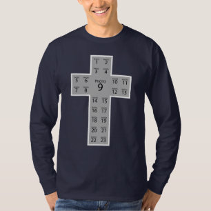 Create your own 23 photo collage Christian cross T-Shirt