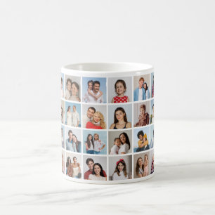 Create Your Own 24 Photo Collage Coffee Mug