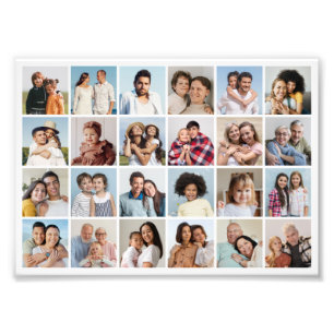 Create Your Own 24 Photo Collage Photo Enlargement Print
