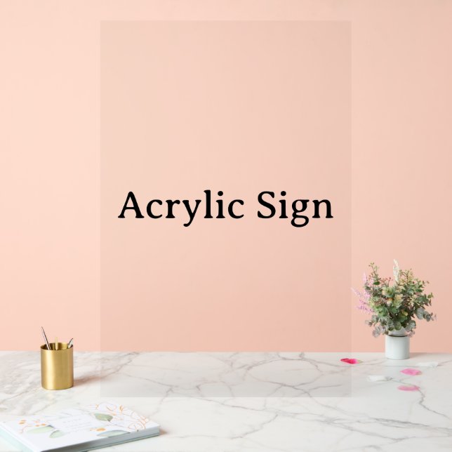 Create Your Own 24" x 36" Acrylic Sign (Wedding)