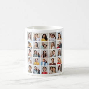 Create Your Own 25 Photo Collage Coffee Mug