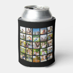 Create Your Own 25 Photo Collage Editable Can Cooler