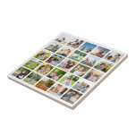 Create Your Own 25 Photo Collage Editable Ceramic Tile<br><div class="desc">Create a timeless masterpiece with our "Editable 25 Photo Collage." Perfect for capturing memories from Christmas, birthdays, weddings, anniversaries, graduations, Father's Day, Mother's Day, or any other special occasion, this collage allows you to curate a personalised and stunning visual narrative. With its customisable features, you can arrange and edit the...</div>