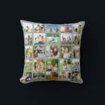 Create Your Own 25 Photo Collage Editable Cushion<br><div class="desc">Create a timeless masterpiece with our "Editable 25 Photo Collage." Perfect for capturing memories from Christmas, birthdays, weddings, anniversaries, graduations, Father's Day, Mother's Day, or any other special occasion, this collage allows you to curate a personalised and stunning visual narrative. With its customisable features, you can arrange and edit the...</div>