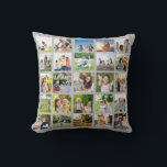 Create Your Own 25 Photo Collage Editable Cushion<br><div class="desc">Create a timeless masterpiece with our "Editable 25 Photo Collage." Perfect for capturing memories from Christmas, birthdays, weddings, anniversaries, graduations, Father's Day, Mother's Day, or any other special occasion, this collage allows you to curate a personalised and stunning visual narrative. With its customisable features, you can arrange and edit the...</div>