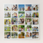 Create Your Own 25 Photo Collage Editable Jigsaw Puzzle<br><div class="desc">Create a timeless masterpiece with our "Editable 25 Photo Collage." Perfect for capturing memories from Christmas, birthdays, weddings, anniversaries, graduations, Father's Day, Mother's Day, or any other special occasion, this collage allows you to curate a personalised and stunning visual narrative. With its customisable features, you can arrange and edit the...</div>