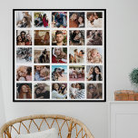 Create Your Own 25 Square Photo Collage Poster<br><div class="desc">Create your own 25 square photo collage poster using this simple personalised picture template,  it's so easy to replace with your own special memories!</div>