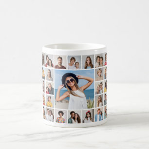 Create Your Own 27 Photo Collage Coffee Mug