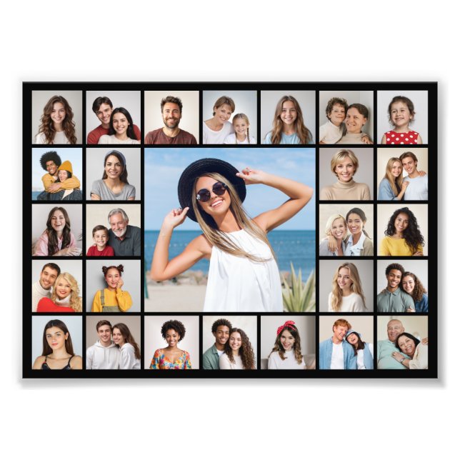 Create Your Own 27 Photo Collage Photo Enlargement (Front)