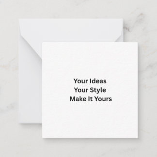 Create Your Own 2.5"x2.5" Note Card