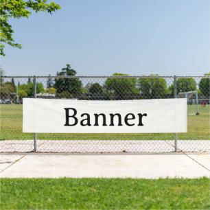 Create Your Own 2.5' x 12' Outdoor Banner