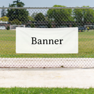 Create Your Own 2.5' x 6' Outdoor Banner