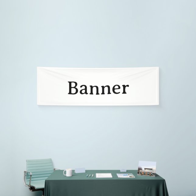 Create Your Own 2.5' x 8' Indoor Banner (Tradeshow)
