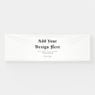 Create Your Own 2.5' x 8' Vinyl Banner