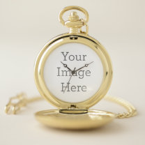 Create Your Own 2" Diameter Gold Pocket Watch