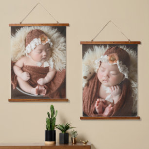 Create Your Own 2 Photo Hanging Tapestry