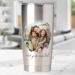 Create Your Own 2 Photo Insulated Tumbler
