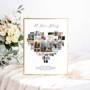 Create Your Own 30 Photo Collage Poster