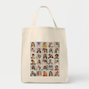 Create Your Own 30 Photo Collage  Tote Bag