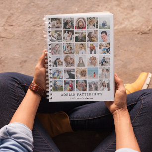Create your own 30 x Photo collage Yearly Planner