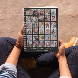 Create your own 30 x Photo collage Yearly Planner