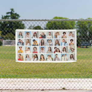 Create Your Own 32 Photo Collage Banner