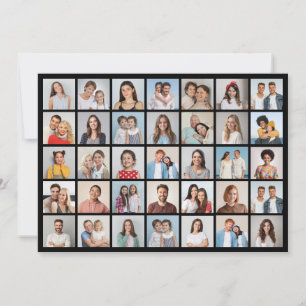 Create Your Own 35 Photo Collage Card