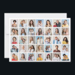 Create Your Own 35 Photo Collage Card<br><div class="desc">Create your own 35 Photo Collage for Christmas, Birthdays, Weddings, Anniversaries, Graduations, Father's Day, Mother's Day or any other Special Occasion, with our easy-to-use design tool. Add your favourite photos of friends, family, vacations, hobbies and pets and you'll have a stunning, one-of-a-kind photo collage. Our personalised photo collage is perfect...</div>