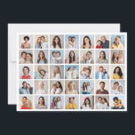 Create Your Own 35 Photo Collage Card<br><div class="desc">Create your own 35 Photo Collage for Christmas, Birthdays, Weddings, Anniversaries, Graduations, Father's Day, Mother's Day or any other Special Occasion, with our easy-to-use design tool. Add your favourite photos of friends, family, vacations, hobbies and pets and you'll have a stunning, one-of-a-kind photo collage. Our personalised photo collage is perfect...</div>