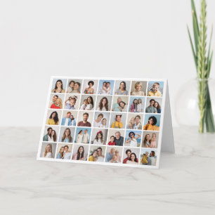 Create Your Own 35 Photo Collage Card