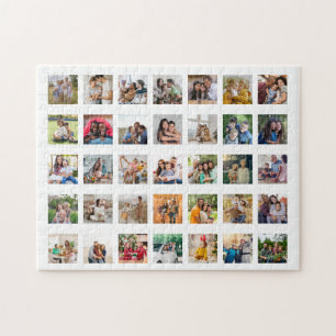 Create Your Own 35 Photo Collage Jigsaw Puzzle