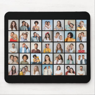 Create Your Own 35 Photo Collage Mouse Pad