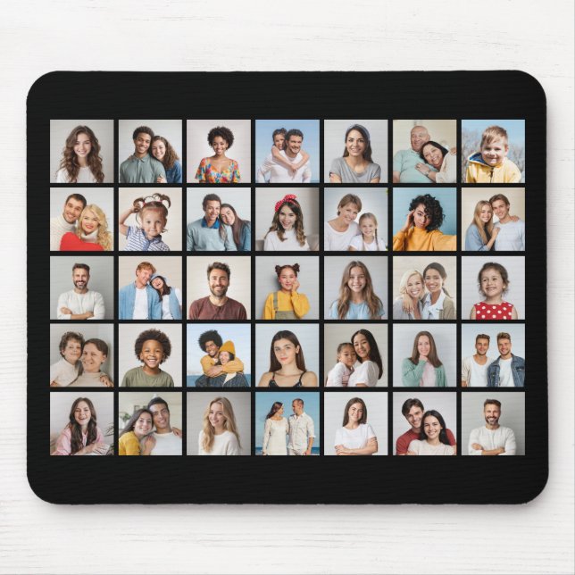 Create Your Own 35 Photo Collage Mouse Pad (Front)