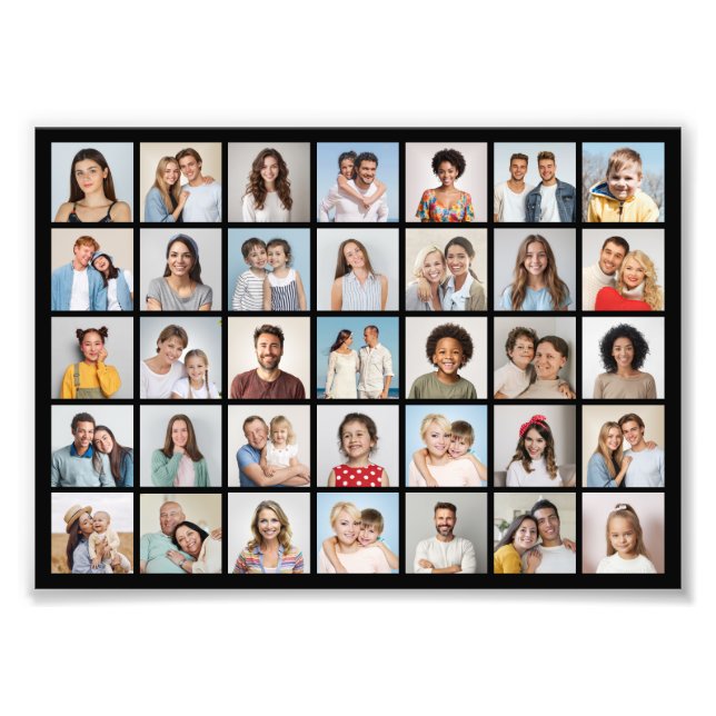 Create Your Own 35 Photo Collage Photo Enlargement (Front)