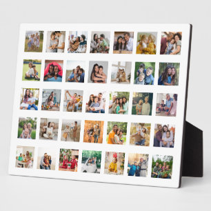 Create Your Own 35 Photo Collage Plaque