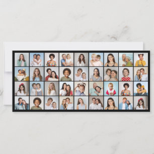 Create Your Own 36 Photo Collage Card