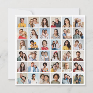 Create Your Own 36 Photo Collage Card