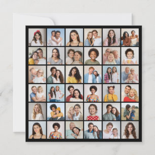 Create Your Own 36 Photo Collage Card