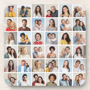 Create Your Own 36 Photo Collage Coaster