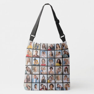 Create Your Own 36 Photo Collage Crossbody Bag