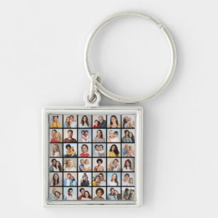 Create Your Own 36 Photo Collage Key Ring